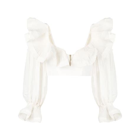 Malaika Arora paired her jeans with a flirty white ruffled crop top for ...