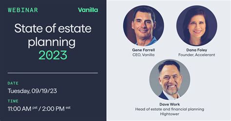 The State of Estate Planning 2023 | Vanilla
