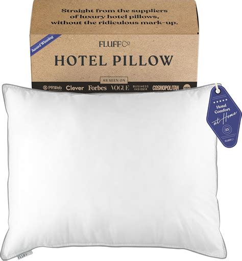 FluffCo Zen Fluff Pillows - Down Alternative - Standard/Queen Bed ...