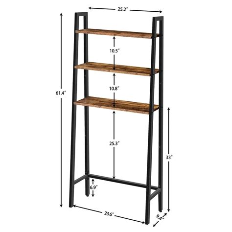 Bathroom Cabinets: 25.2'' W x 61.4'' H x 9.4'' D Over-The-Toilet Stora ...