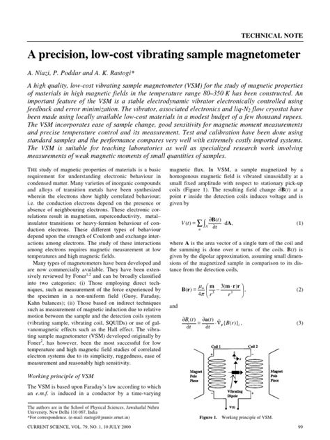 Vibrating Sample Magnetometer 的图像结果