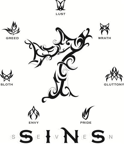 Seven Deadly Sins Pride Symbols