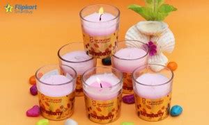 Flipkart SmartBuy Glass Strawberry jar candle. Made up of Parrafin Wax ...