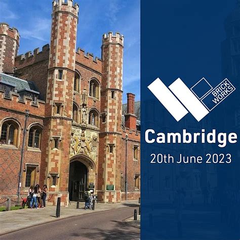 Brick Works 2023 - Cambridge, Department of Architecture, Cambridge, 20 ...