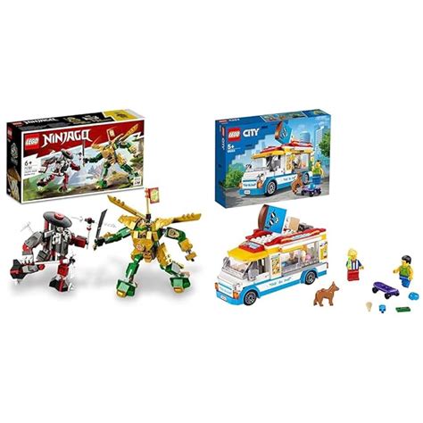 LEGO NINJAGO Lloyd’s Mech Battle EVO 71781 Building Toy Set (223 Pieces ...