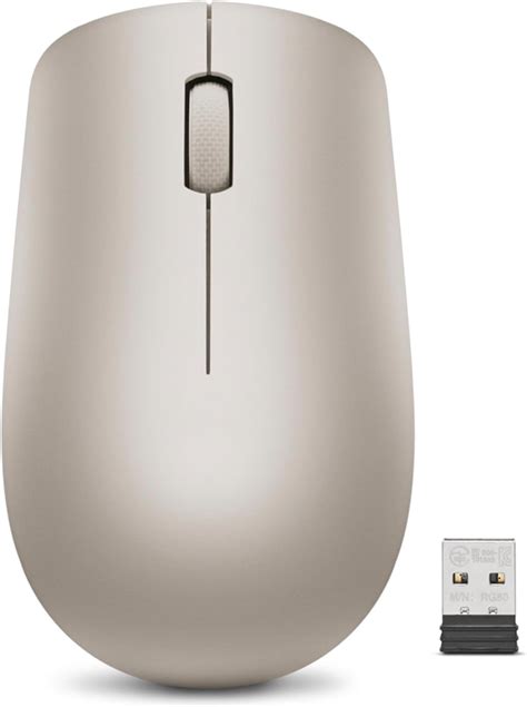 Amazon.in: Buy Lenovo 530 Wireless Mouse (Almond): Ambidextrous ...