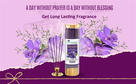 Vringra Lavender Agarbatti + Loban Incense Sticks, Agarbatti for Pooja ...