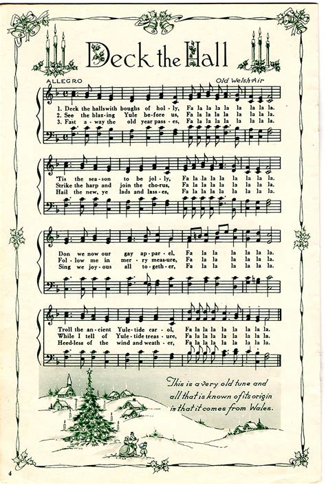 Christmas Sheet Music Printable