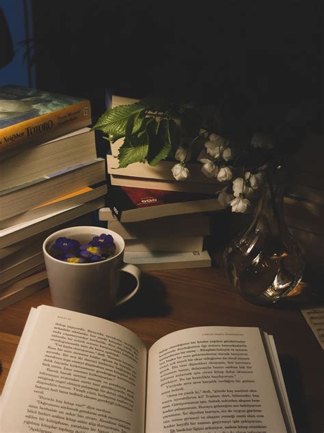 Download wallpaper 3024x4032 books, reading, tea, aesthetics hd background