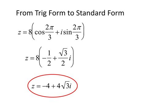 Image result for Trig Complex Form