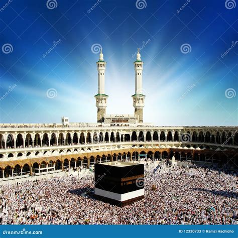 Kaaba Mecca Saudi Arabia. stock image. Image of islamic - 12330733