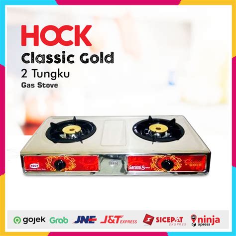 Jual Hock KGP22CG Kompor Gas 2 Tungku Classic Gold Gas Stove - Kota ...