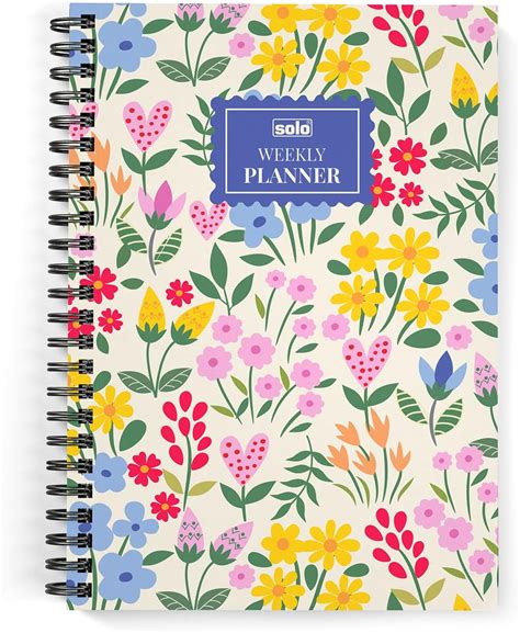 SOLO Weekly Success Planner, Hard Back Cover, 53 Weeks, Undated, Re ...