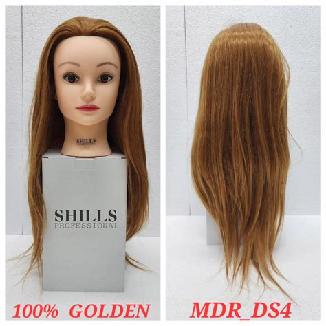Get Gorgeous Hair with SHILLS PROFESSIONAL 100% HAIR DUMMY COLOR GOLDEN ...