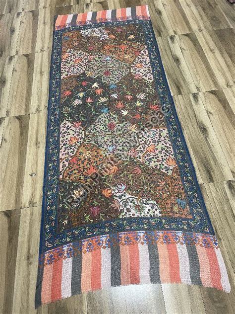 Kalamkari Dobby Woolen Stole Manufacturer, Supplier from Amritsar