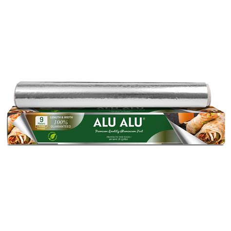 ALU ALU 9 Meters Aluminium Foil, Premium Quality, 11 Micron Thickness ...