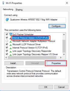 Image result for Internet Protocol Version 4 Win 11