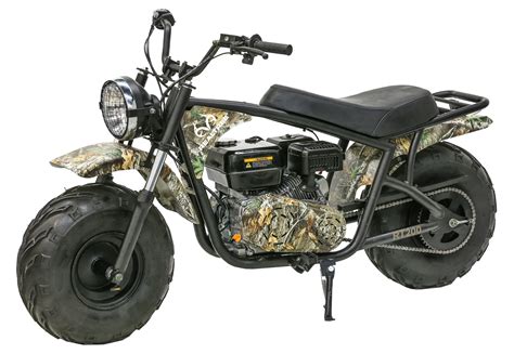 Brandclub - Realtree 196cc Camo Gas Powered Ride-On Mini Bike