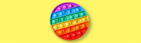 Buy LORCIN TOYS Popit Toys Silicone Stress Relief Rainbow Toys Gifts ...