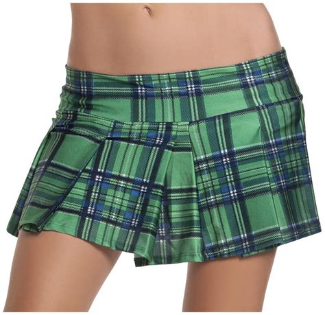 Pleated Plaid School Girl Skirt - SpicyLegs.com