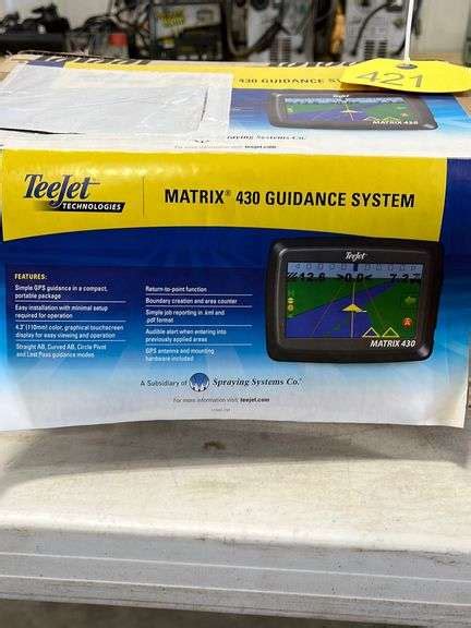 Image result for Teejet Matrix 430 Setup