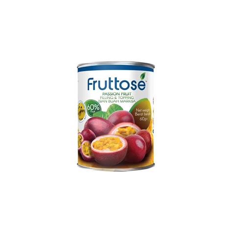 Fruttose Passion Fruit Filling & Topping 610g – Premium Fruit Topping