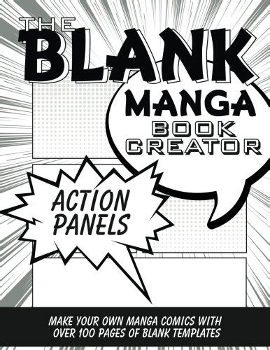 The Blank Manga Book Creator Action Panels Make Your Own | Desertcart INDIA