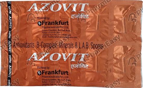 Buy Azovit Capsule (10) Online at Flat 15% OFF | PharmEasy