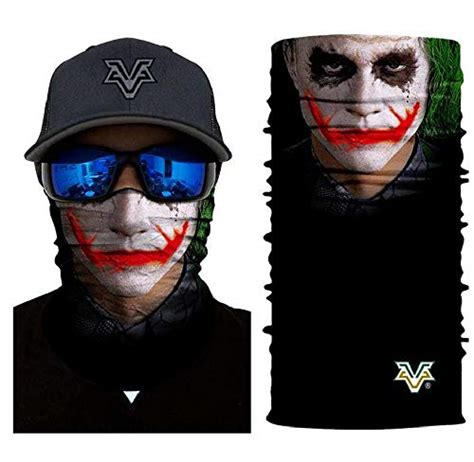 3D Mr.Joker Sun Mask Tube Neck Face Scarf Lower Half Face Motorcycle ...