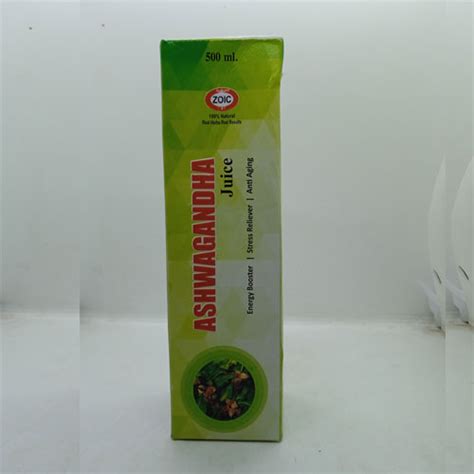 ASHWAGANDHA JUICE Zoic Pharmaceuticals