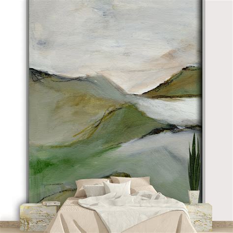 Subtle Serenity Landscape Wall Mural – Calm Nature Walls