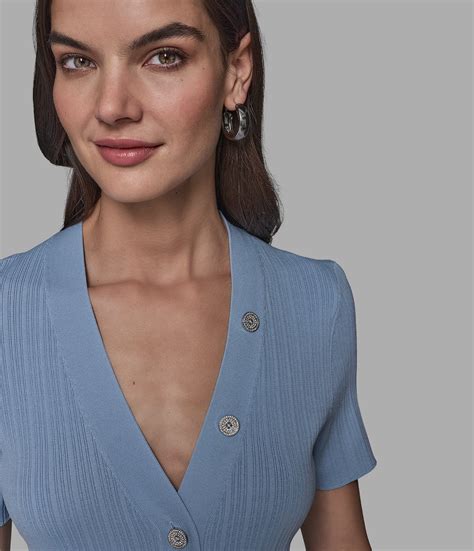 SHORT SLEEVE SWEATER DRESS - Karl Lagerfeld Paris