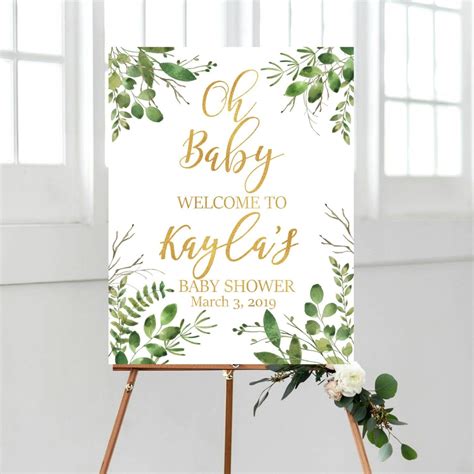 Baby Shower Signs Etsy