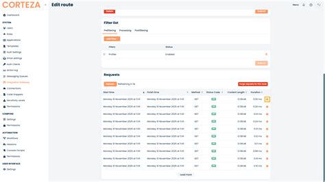 Route Profiler :: Corteza Docs
