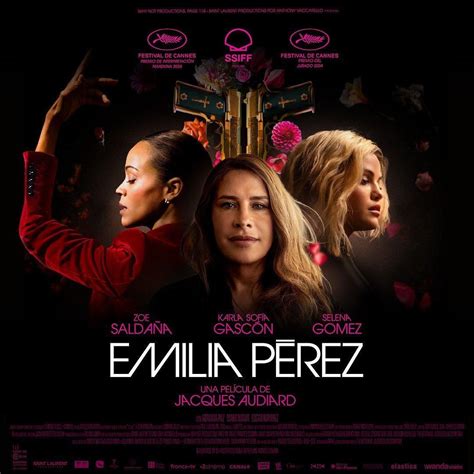 Filme "Emília Perez", de Jacques Audiard com Zoe Saldana e Selena Gomez ...