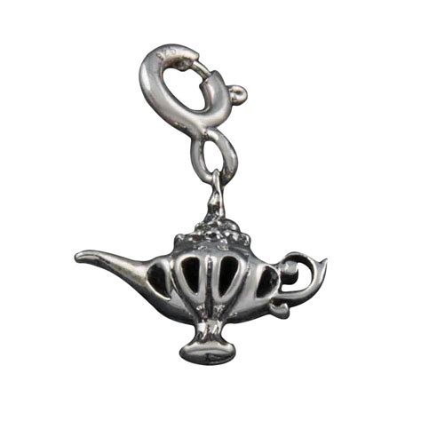 FOURSEVEN Jewellery 925 Sterling Silver Magic Genie Lamp Charm Pendant ...