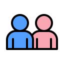 2 people Icons & Symbols