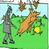 cartoon picture of in which humans are killing the animals - Brainly.in