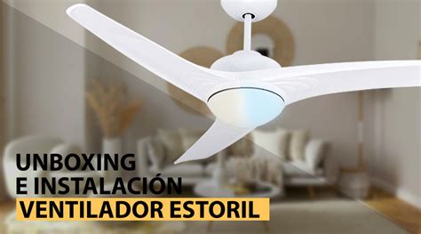 Descarga el manual de instalación – Ventilador de techo ESTORIL