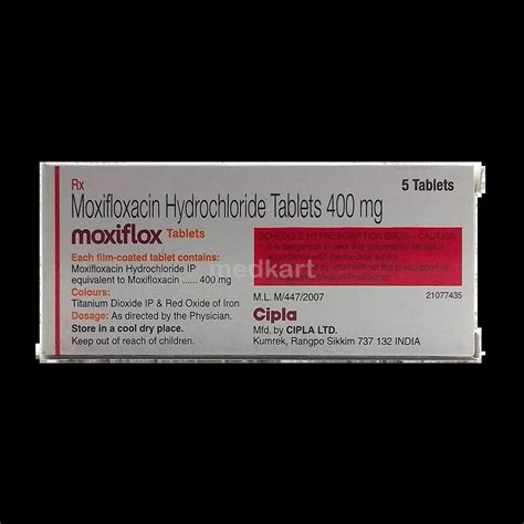 MOXIFLOX 400MG TABLET 5'S Price, Uses, Side Effects & Substitutes | Medkart