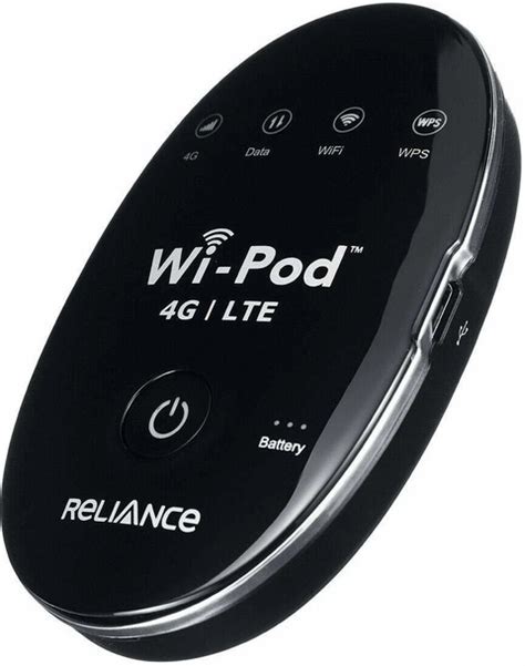 Reliance Router Hotspot 4G LTE 850/1800/2300 MHZ, Unlocked All Sim ...