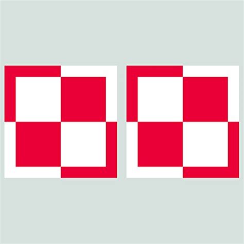 Two Pack Polish Air Force Roundel Sticker Die Cut Decal FA Vinyl ...