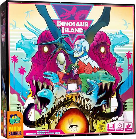 Buy Pandasaurus Games Dinosaur Island - Family-Friendly Board Games ...