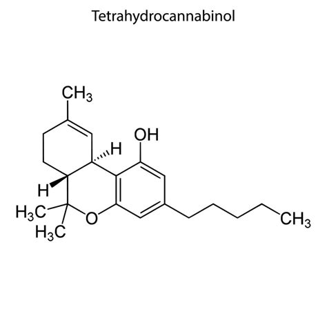 Image result for THC Molecule Vector