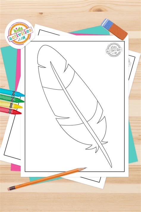 Printable Large Turkey Feather Template | Rossy Printable
