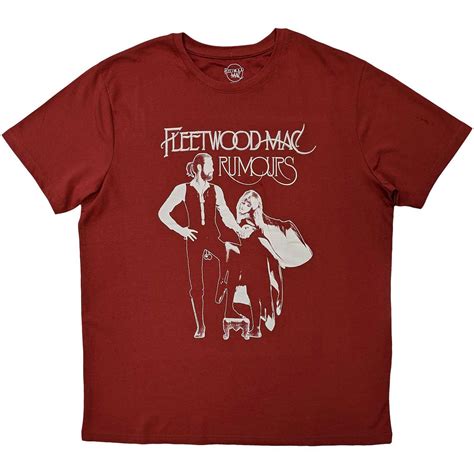 Fleetwood Mac 'Rumours' (Red) T-Shirt | Eyesore Merch