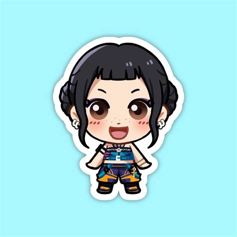 Zoey HUNTR/X | Kpop Demon Hunters Fan Art | Cute Anime Waterproof Vinyl ...