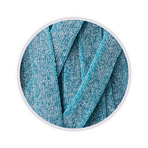 Buy Fini Sky Blue Sour Raspberry Belts Online - Sweetons
