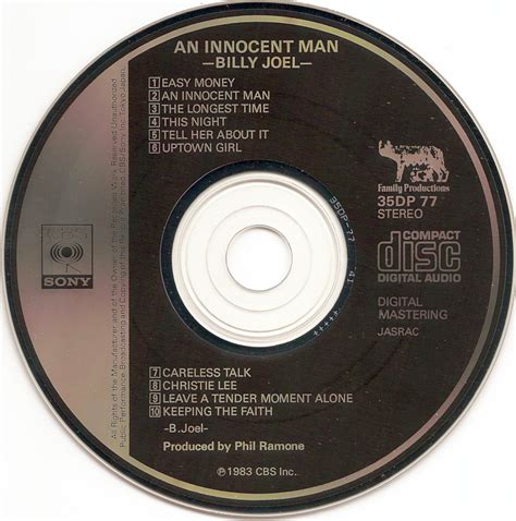 The First Pressing CD Collection: Billy Joel - An Innocent Man
