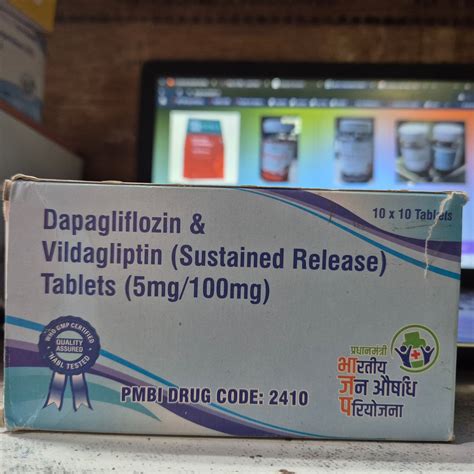 DAPAGLIFLOZIN & VILDAGLIPTIN { SUSTAINED RELEASE} TABLETS 5 MG/100 MG ...